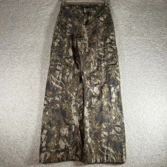 Y2K women's baggy wide leg realtree camo pants Size XS - Picture 1 of 7